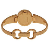 Buy Shop Gucci Guccissima Collection Quartz Black Dial Rose Gold Steel Strap Watch For Women - YA134509 USA Online