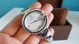Buy Shop Gucci Guccissima Diamonds Mother of Pearl Dial Silver Steel Strap Watch For Women - YA134303 USA Online