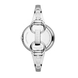 Buy Shop Gucci Guccissima Diamonds Mother of Pearl Dial Silver Steel Strap Watch For Women - YA134303 USA Online