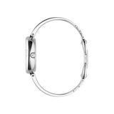 Buy Shop Gucci Guccissima Diamonds Mother of Pearl Dial Silver Steel Strap Watch For Women - YA134303 USA Online