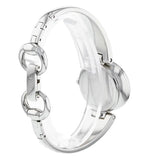 Buy Shop Gucci Guccissima Diamonds Mother of Pearl Dial Silver Steel Strap Watch For Women - YA134504 USA Online