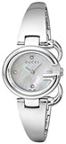 Buy Shop Gucci Guccissima Diamonds Mother of Pearl Dial Silver Steel Strap Watch For Women - YA134504 USA Online