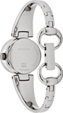 Buy Shop Gucci Guccissima Quartz Diamonds Brown Dial Silver Steel Strap Watch For Women - YA134503 USA Online