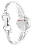 Buy Shop Gucci Guccissima Quartz Diamonds Brown Dial Silver Steel Strap Watch For Women - YA134503 USA Online