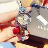 Buy Shop Gucci Guccissima Quartz Silver Dial Silver Steel Strap Watch For Women - YA134502 USA Online
