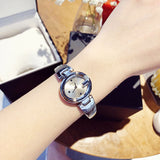 Buy Shop Gucci Guccissima Quartz Silver Dial Silver Steel Strap Watch For Women - YA134502 USA Online