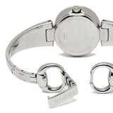 Buy Shop Gucci Guccissima Quartz Silver Dial Silver Steel Strap Watch For Women - YA134502 USA Online