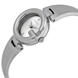 Buy Shop Gucci Guccissima Quartz Silver Dial Silver Steel Strap Watch For Women - YA134502 USA Online