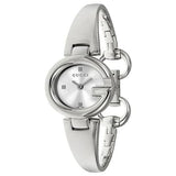 Buy Shop Gucci Guccissima Quartz Silver Dial Silver Steel Strap Watch For Women - YA134502 USA Online