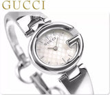 Buy Shop Gucci Guccissima Quartz Silver Dial Silver Steel Strap Watch For Women - YA134511 USA Online