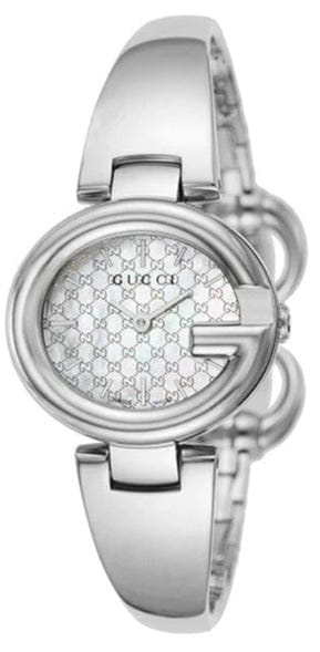 Buy Shop Gucci Guccissima Quartz Silver Dial Silver Steel Strap Watch For Women - YA134511 USA Online