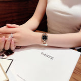 Buy Shop Gucci Horsebit Collection Black Dial Rose Gold Steel Strap Watch For Women - YA139507 USA Online