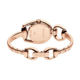 Buy Shop Gucci Horsebit Collection Black Dial Rose Gold Steel Strap Watch For Women - YA139507 USA Online