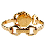 Buy Shop Gucci Horsebit Collection Black Dial Rose Gold Steel Strap Watch For Women - YA139507 USA Online