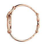Buy Shop Gucci Horsebit Collection Black Dial Rose Gold Steel Strap Watch For Women - YA139507 USA Online