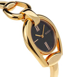 Buy Shop Gucci Horsebit Collection Black Dial Rose Gold Steel Strap Watch For Women - YA139507 USA Online