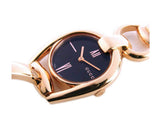 Buy Shop Gucci Horsebit Collection Black Dial Rose Gold Steel Strap Watch For Women - YA139507 USA Online