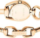 Buy Shop Gucci Horsebit Collection Diamonds Mother of Pearl Dial Rose Gold Steel Strap Watch For Women - YA139508 USA Online