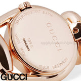 Buy Shop Gucci Horsebit Collection Diamonds Mother of Pearl Dial Rose Gold Steel Strap Watch For Women - YA139508 USA Online
