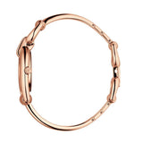 Buy Shop Gucci Horsebit Collection Diamonds Mother of Pearl Dial Rose Gold Steel Strap Watch For Women - YA139508 USA Online