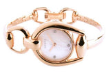 Buy Shop Gucci Horsebit Collection Diamonds Mother of Pearl Dial Rose Gold Steel Strap Watch For Women - YA139508 USA Online