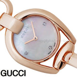 Buy Shop Gucci Horsebit Collection Diamonds Mother of Pearl Dial Rose Gold Steel Strap Watch For Women - YA139508 USA Online