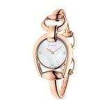 Buy Shop Gucci Horsebit Collection Diamonds Mother of Pearl Dial Rose Gold Steel Strap Watch For Women - YA139508 USA Online