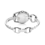 Buy Shop Gucci Horsebit Collection Diamonds Mother of Pearl Dial Silver Steel Strap Watch For Women - YA139505 USA Online