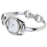Buy Shop Gucci Horsebit Collection Diamonds Mother of Pearl Dial Silver Steel Strap Watch For Women - YA139506 USA Online