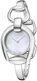 Buy Shop Gucci Horsebit Collection Diamonds Mother of Pearl Dial Silver Steel Strap Watch For Women - YA139506 USA Online