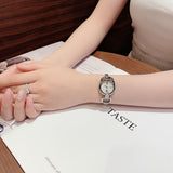 Buy Shop Gucci Horsebit Collection Diamonds Mother of Pearl White Dial Silver Steel Strap Watch For Women - YA139504 USA Online