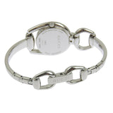 Buy Shop Gucci Horsebit Collection Diamonds Mother of Pearl White Dial Silver Steel Strap Watch For Women - YA139504 USA Online