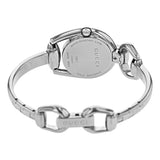 Buy Shop Gucci Horsebit Collection Diamonds Mother of Pearl White Dial Silver Steel Strap Watch For Women - YA139504 USA Online