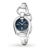 Buy Shop Gucci Horsebit Collection Mother of Pearl Black Dial Silver Steel Strap Watch For Women - YA139503 USA Online