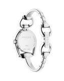 Buy Shop Gucci Horsebit Collection Quartz Brown Dial Silver Steel Strap Watch For Women - YA139501 USA Online