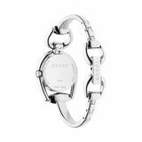 Buy Shop Gucci Horsebit Collection Quartz Brown Dial Silver Steel Strap Watch For Women - YA139501 USA Online