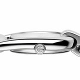 Buy Shop Gucci Horsebit Collection Quartz Brown Dial Silver Steel Strap Watch For Women - YA139501 USA Online
