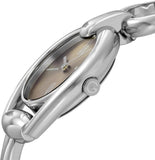 Buy Shop Gucci Horsebit Collection Quartz Brown Dial Silver Steel Strap Watch For Women - YA139501 USA Online