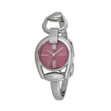 Buy Shop Gucci Horsebit Quartz Red Dial Silver Steel Strap Watch For Women - YA139502 USA Online
