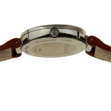 Buy Shop Gucci Interlocking G Brown Dial Brown Leather Strap Watch For Women - YA133319 USA Online