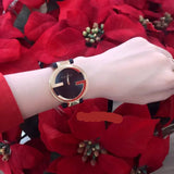 Buy Shop Gucci Interlocking G Grammy Special Edition Black Dial Black Leather Strap Watch for Women - YA133312 USA Online