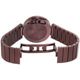 Buy Shop Gucci Interlocking G Quartz Brown Dial Brown Steel Strap Watch for Women - YA133317 USA Online