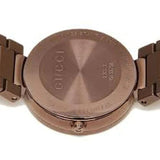 Buy Shop Gucci Interlocking G Quartz Brown Dial Brown Steel Strap Watch for Women - YA133317 USA Online