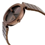 Buy Shop Gucci Interlocking G Quartz Brown Dial Brown Steel Strap Watch for Women - YA133317 USA Online