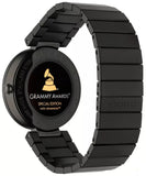 Buy Shop Gucci Interlocking G Quartz Gold Dial Black Steel Strap Watch For Women - YA133314 USA Online