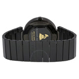 Buy Shop Gucci Interlocking G Quartz Gold Dial Black Steel Strap Watch For Women - YA133314 USA Online