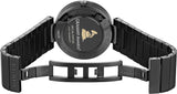 Buy Shop Gucci Interlocking G Quartz Gold Dial Black Steel Strap Watch For Women - YA133314 USA Online