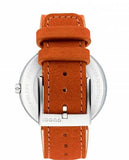 Buy Shop Gucci Interlocking G Quartz Orange Dial Orange Leather Strap Watch For Women - YA133316 USA Online