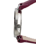 Buy Shop Gucci Interlocking G Quartz Pink Dial Pink Leather Strap Watch For Women - YA133321 USA Online