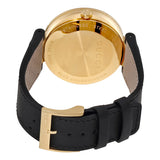 Gucci G Interlocking Grammy Special Edition Black Dial Black Leather Strap Watch For Men - YA133212